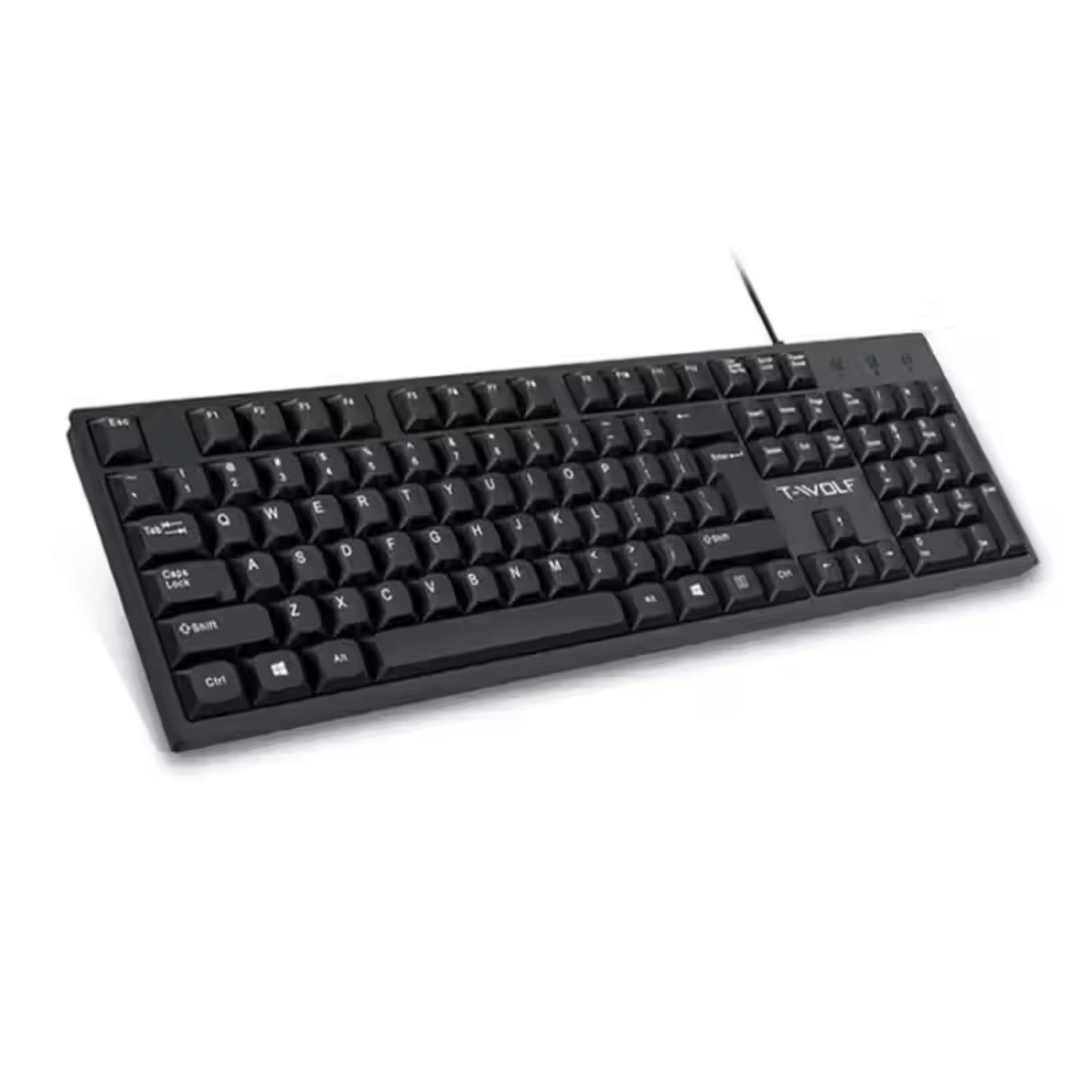 T-WOLF T15 BUSINESS WIRED KEYBOARD | USB OFFICE KEYBOARD | FULL-SIZE KEYBOARD | SOUTH AFRICA