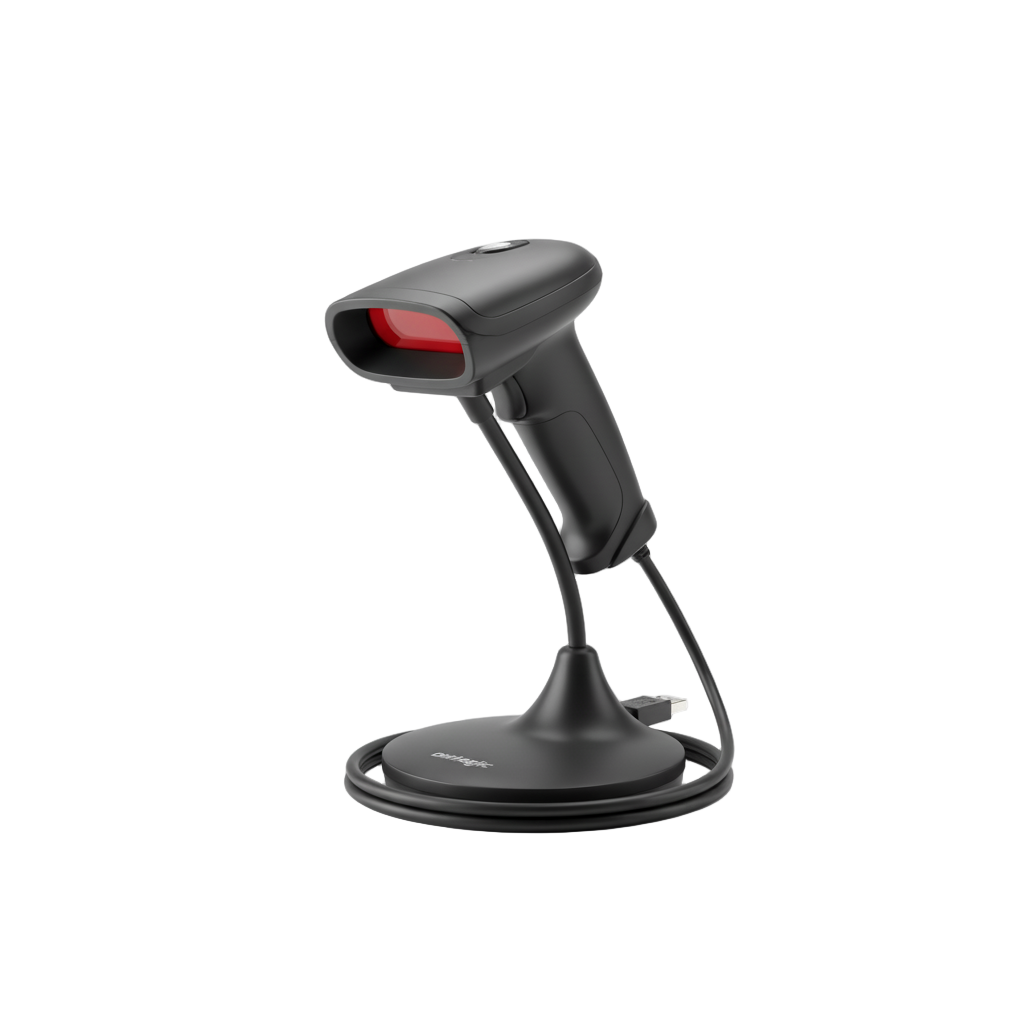 Datalogic QuickScan QW2500 USB Barcode Scanner with Stand