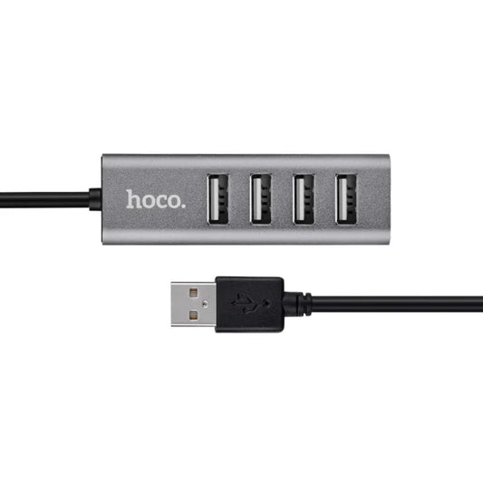 Hoco HB1 USB Hub – 4-Port USB 2.0 | Data Sync & Charging